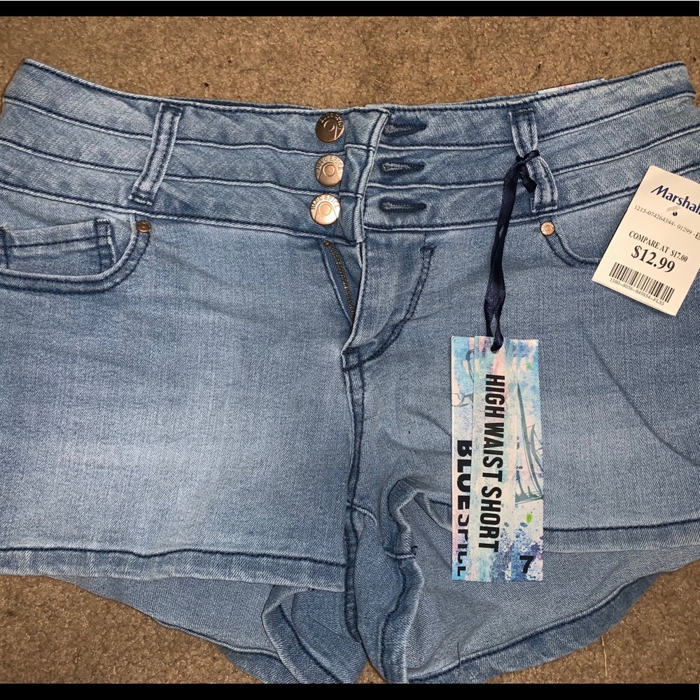 High waisted shorts